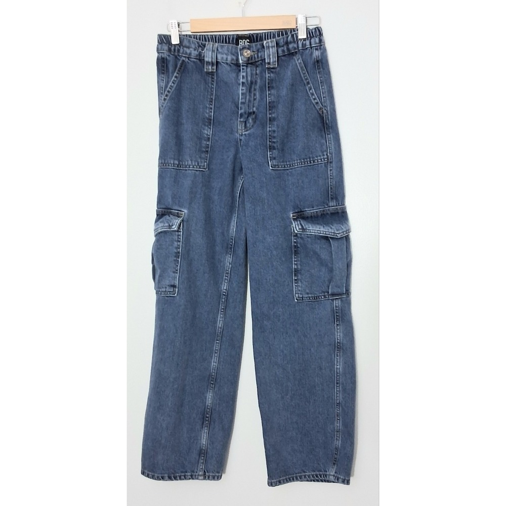 BDG Urban Outfitters Skate Jean Women's 27 Blue Denim Cargo Utility Pockets